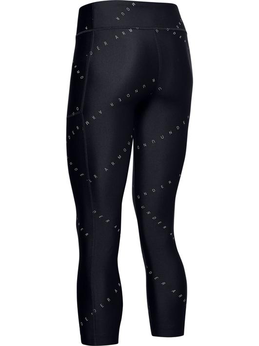 Siyah Kadın HeatGear® Armour Baskılı Bilek Üstü