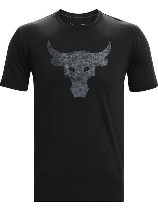 Siyah Erkek Project Rock Brahma Bull Kısa Kollu