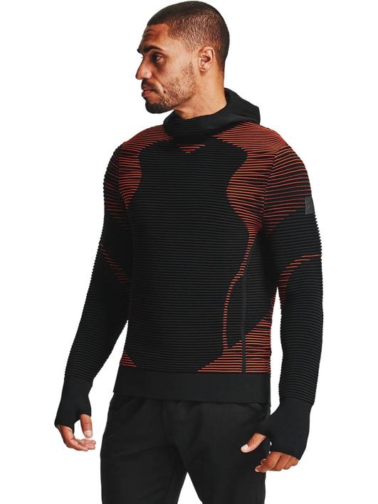 Siyah Erkek UA IntelliKnit Balaklavalı Kapüşonlu Üst