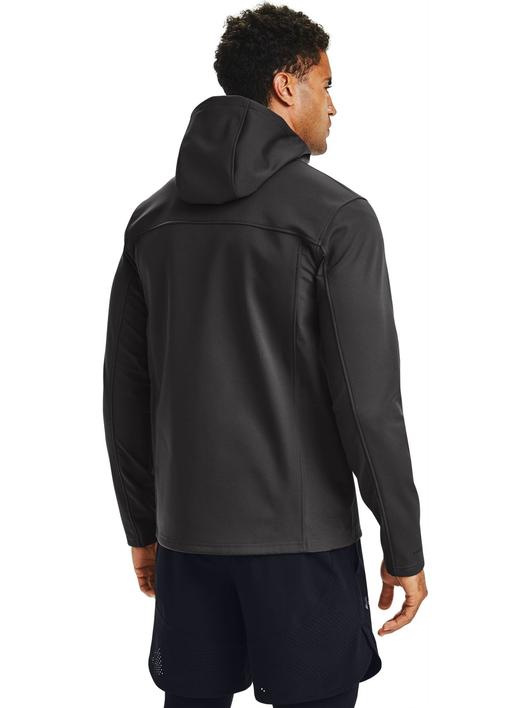 Gri Erkek ColdGear® Infrared Shield Kapüşonlu Mont
