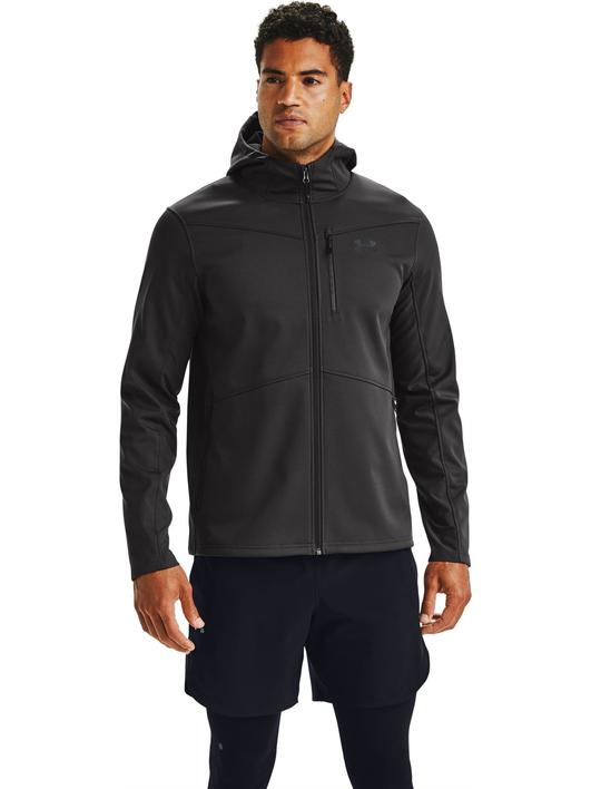 Gri Erkek ColdGear® Infrared Shield Kapüşonlu Mont