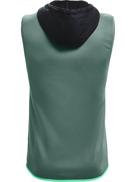 Siyah Erkek Armour Fleece® Storm Kapüşonlu Yelek