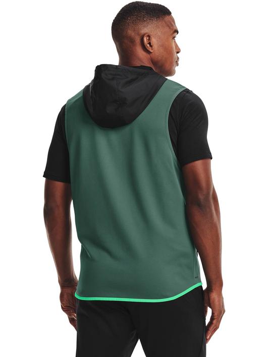 Siyah Erkek Armour Fleece® Storm Kapüşonlu Yelek