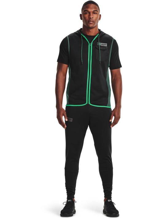 Siyah Erkek Armour Fleece® Storm Kapüşonlu Yelek