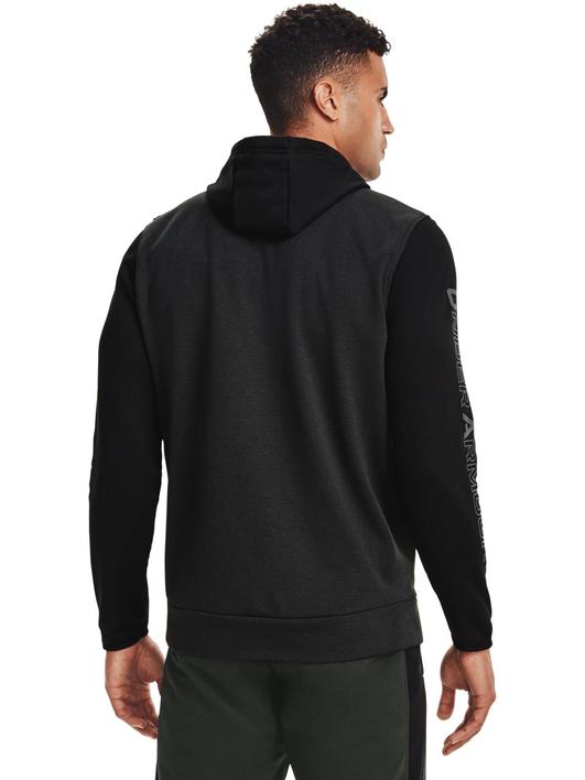 Siyah Erkek Armour Fleece® Textured Kapüşonlu Üst