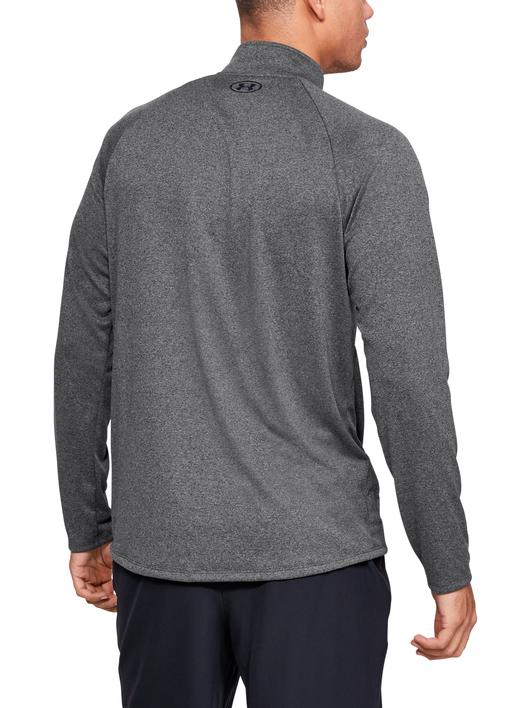 Gri Erkek UA Tech 2.0 1/2 Fermuarlı Uzun Kollu T-shirt
