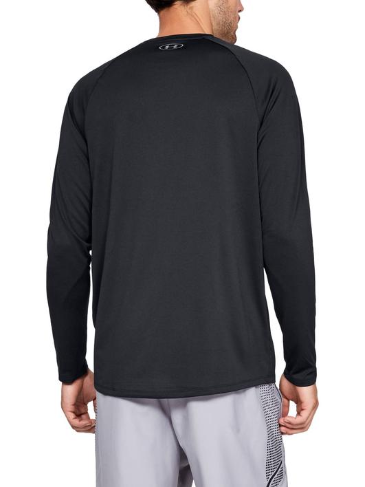 Siyah Erkek UA Tech™ Uzun Kollu T-shirt