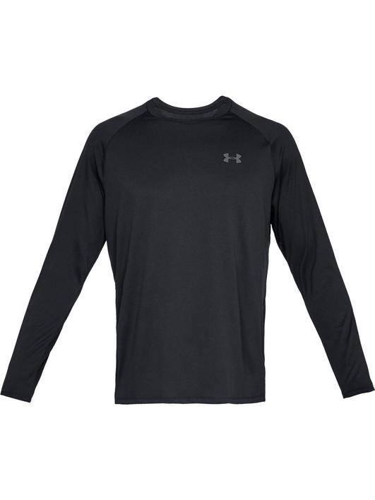 Siyah Erkek UA Tech™ Uzun Kollu T-shirt