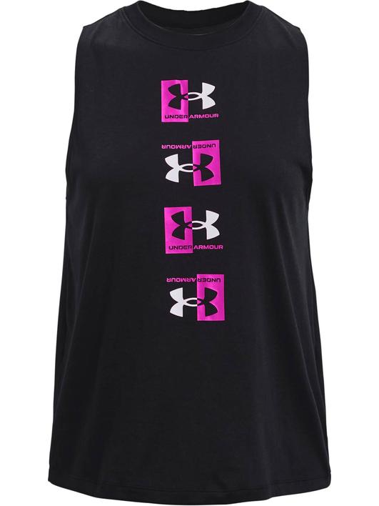 Siyah Kadın UA Repeat Muscle Atlet