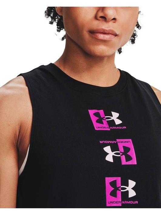Siyah Kadın UA Repeat Muscle Atlet