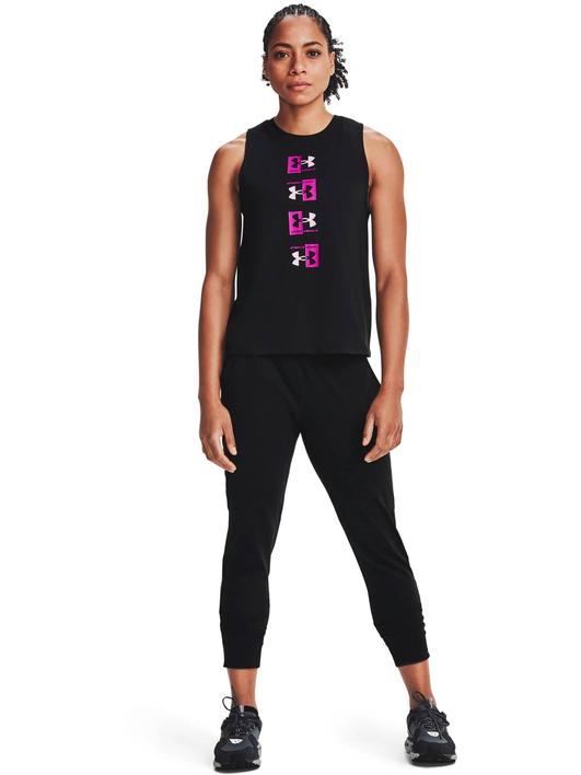 Siyah Kadın UA Repeat Muscle Atlet