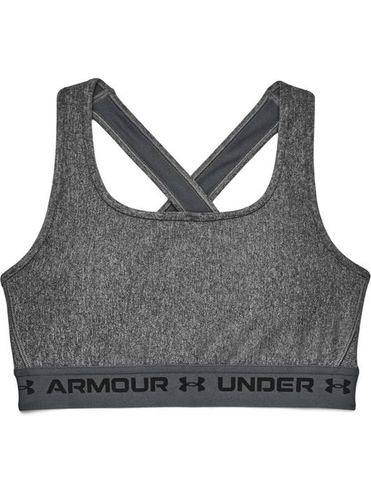 Gri Kadın Armour® Mid Crossback Heather Spor Sütyeni