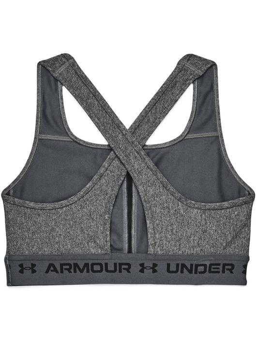 Gri Kadın Armour® Mid Crossback Heather Spor Sütyeni