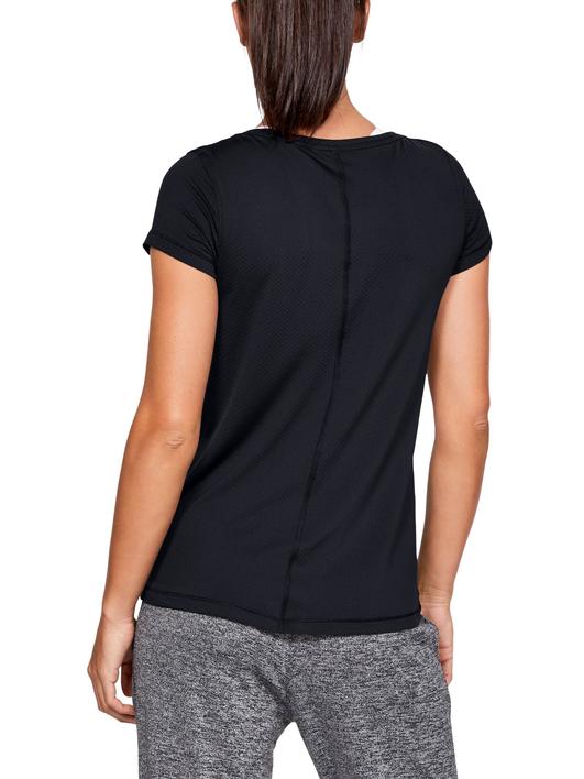 Siyah Kadın UA Tech Mesh Kısa Kollu T-shirt