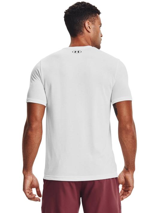 Beyaz Erkek UA Dikişsiz Kısa Kollu T-shirt