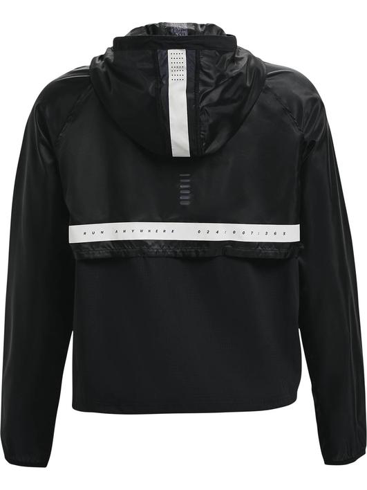 Siyah Kadın UA Run Anywhere Anorak Mont