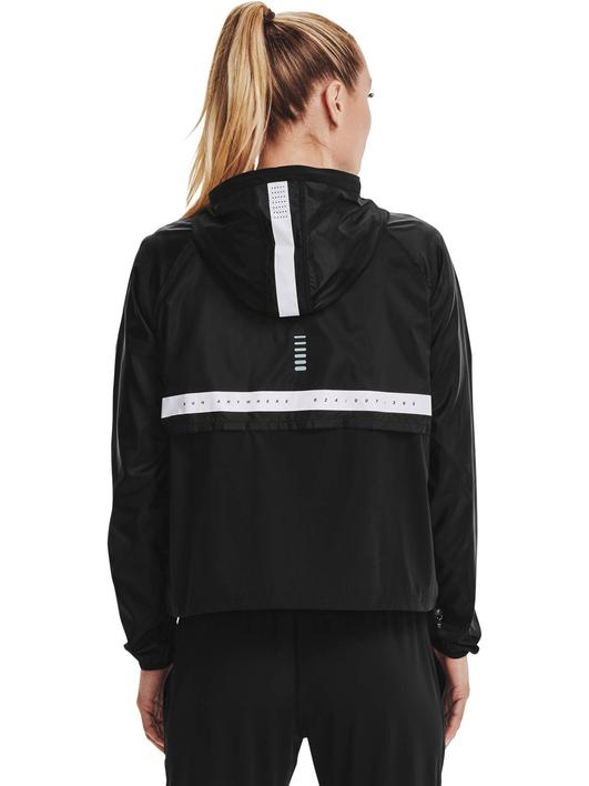 Siyah Kadın UA Run Anywhere Anorak Mont
