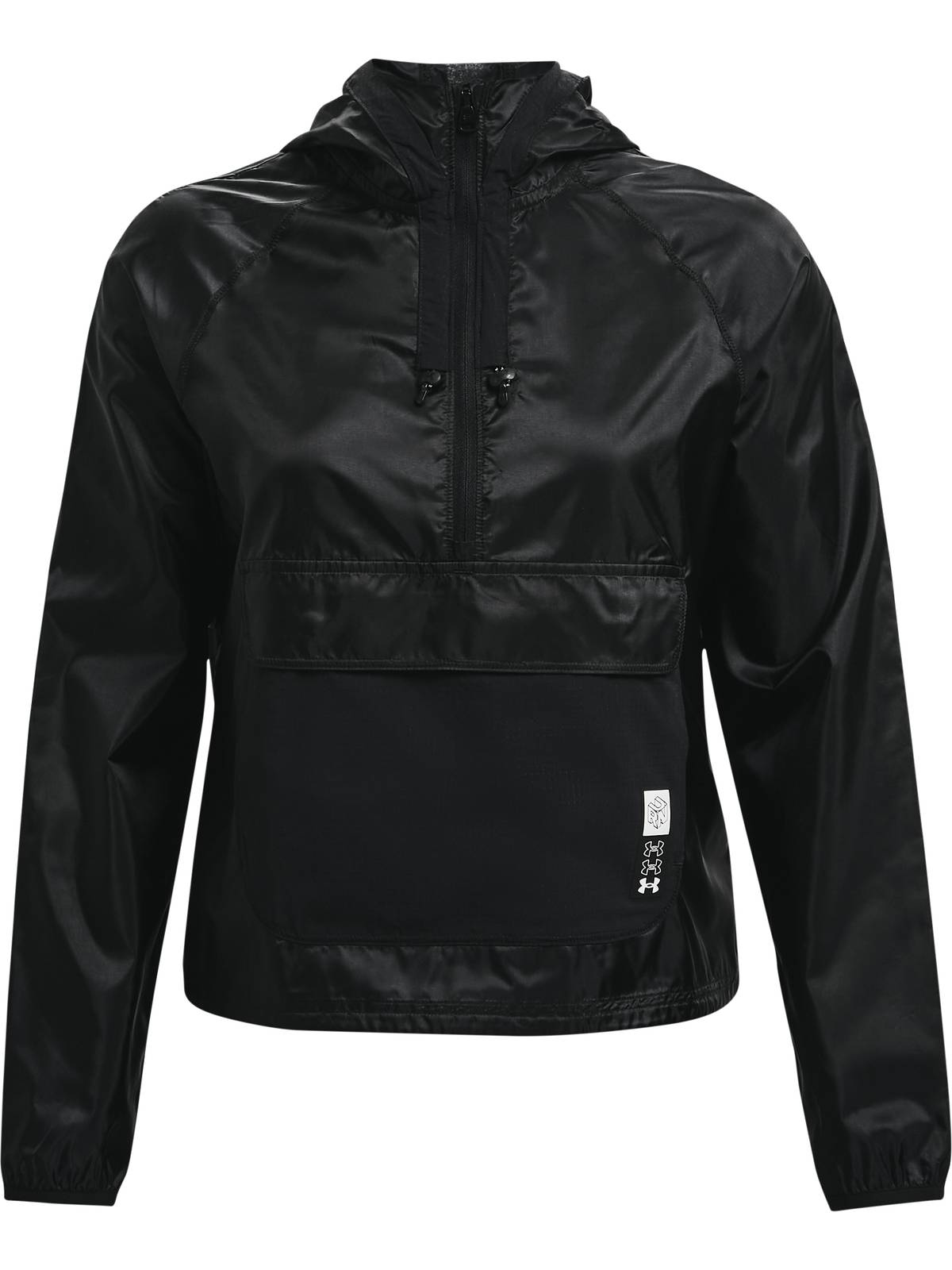 Kadın UA Run Anywhere Anorak Mont Siyah