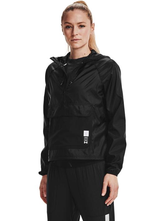Siyah Kadın UA Run Anywhere Anorak Mont