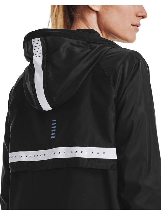Siyah Kadın UA Run Anywhere Anorak Mont