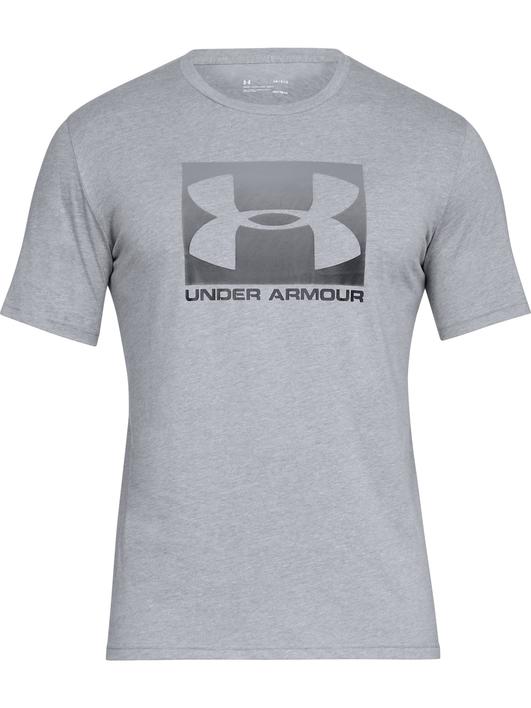 Gri Erkek UA Boxed Sportstyle Kısa Kollu T-shirt
