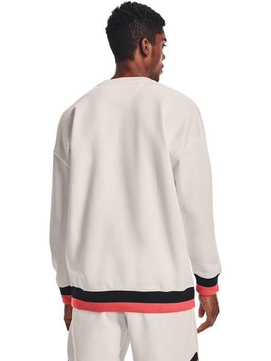 Beyaz Erkek UA Rival Fleece AMP Crew