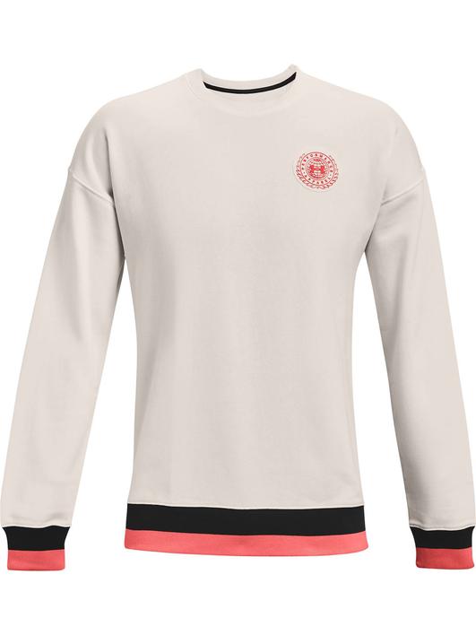 Beyaz Erkek UA Rival Fleece AMP Crew