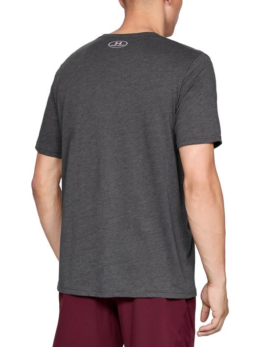 Gri Erkek UA Big Logo Kısa Kollu T-shirt