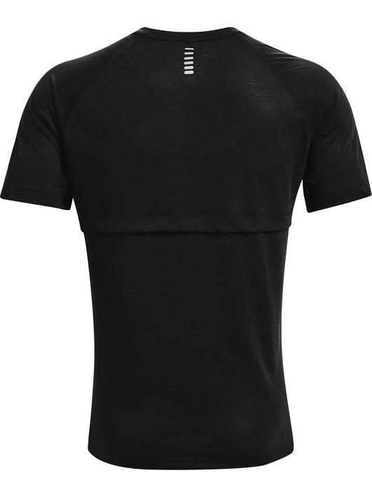 Siyah Erkek UA Streaker Koşu Kısa Kollu T-shirt