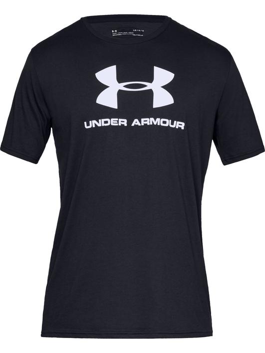 Siyah Erkek UA Sportstyle Logo Kısa Kollu T-shirt