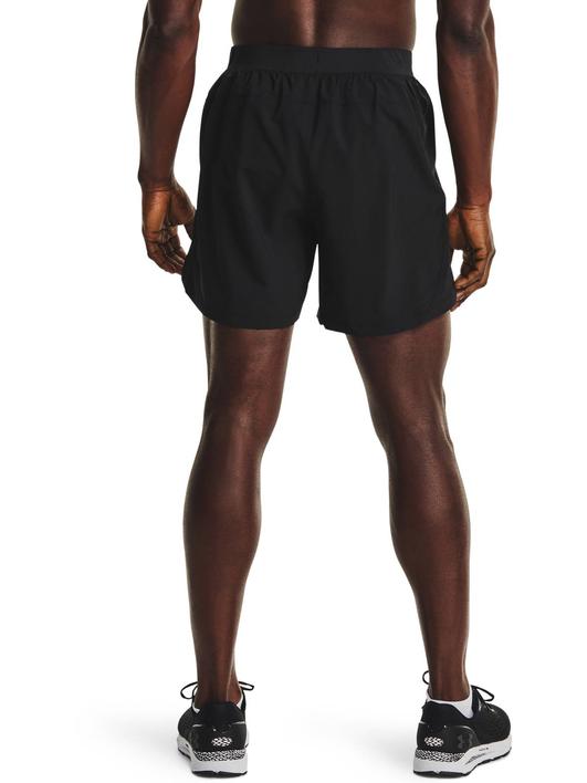 Siyah Erkek UA Launch Koşu 5inç Şort