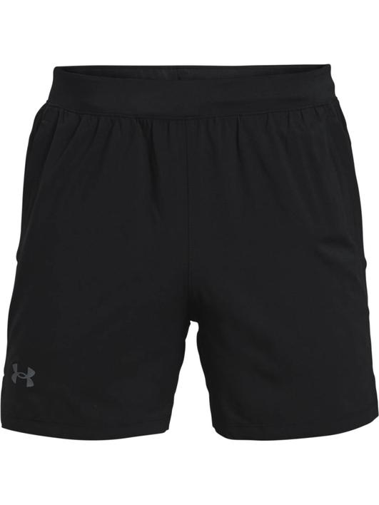 Siyah Erkek UA Launch Koşu 5inç Şort
