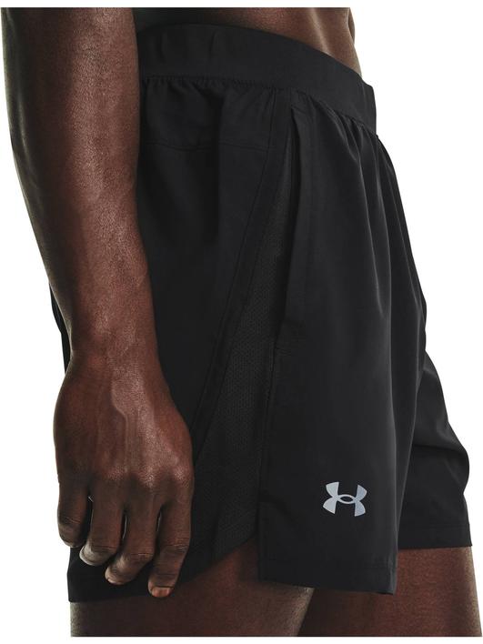 Siyah Erkek UA Launch Koşu 5inç Şort