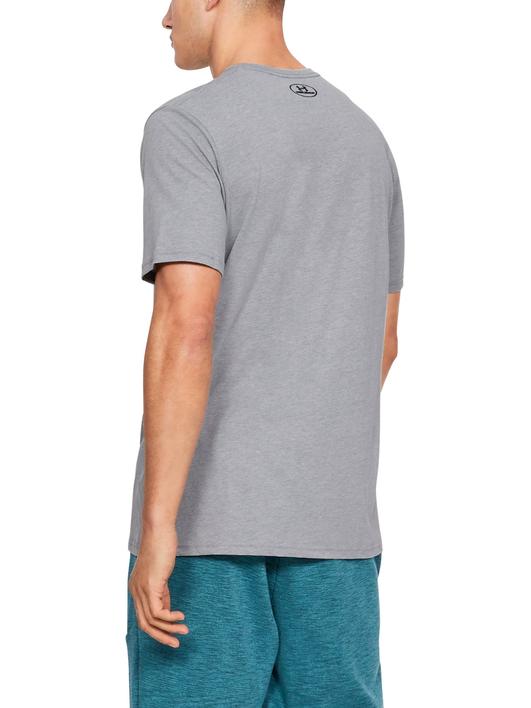 Gri Erkek UA Sportstyle Logo Kısa Kollu T-shirt