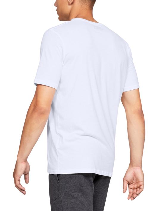 Beyaz Erkek UA Sportstyle Logo Kısa Kollu T-shirt