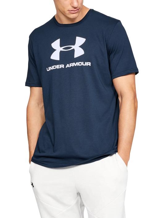 Lacivert Erkek UA Sportstyle Logo Kısa Kollu T-shirt