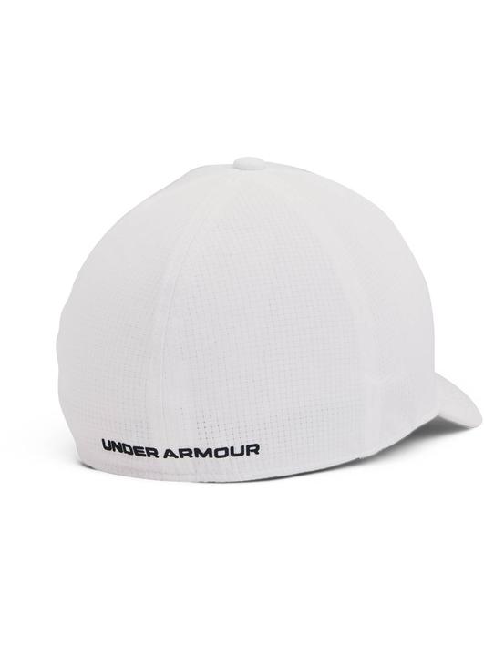 Beyaz Erkek UA Serin Tutan ArmourPencereli™ Stretch Şapka