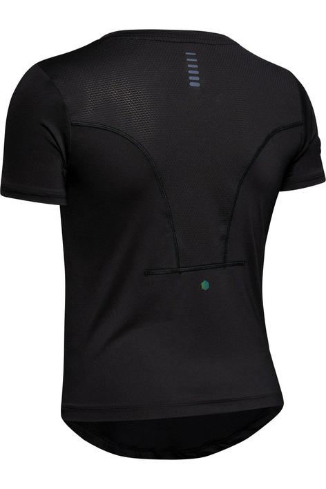 Siyah Kadın UA RUSH™ Run HeatGear® Kısa Kollu