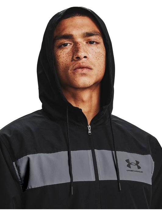 Siyah Erkek UA Sportstyle Rüzgarlık