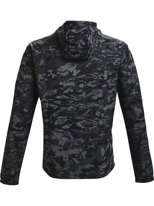 Siyah Erkek UA Sportstyle Camo Windbreaker Mont