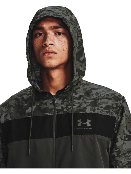 Yeşil Erkek UA Sportstyle Camo Windbreaker Mont