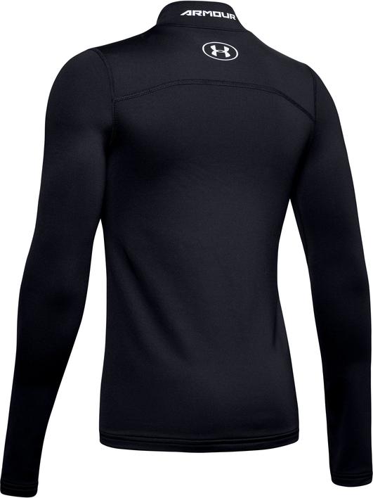 Siyah Erkek Çocuk ColdGear® Armour Yarım Balıkçı