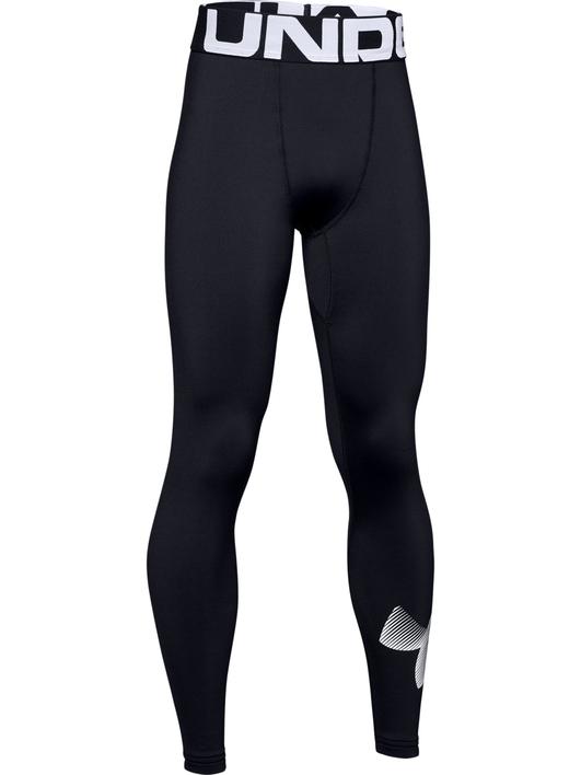 Siyah Erkek Çocuk ColdGear® Armour Tayt