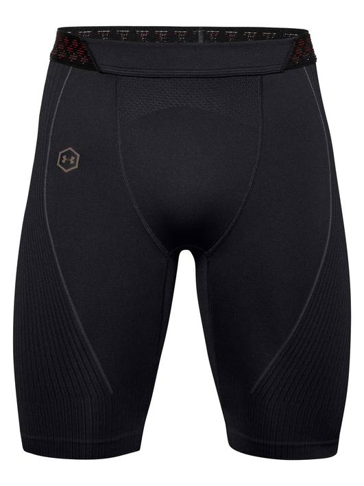 Siyah Erkek UA RUSH™ Dikişsiz Long Şort