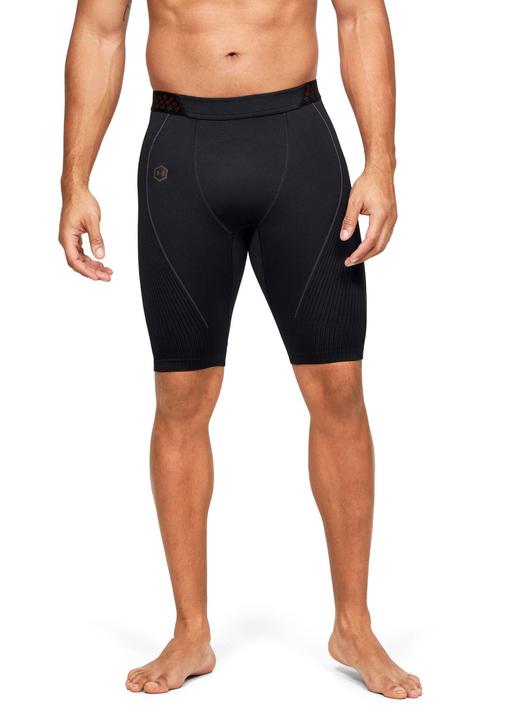 Siyah Erkek UA RUSH™ Dikişsiz Long Şort