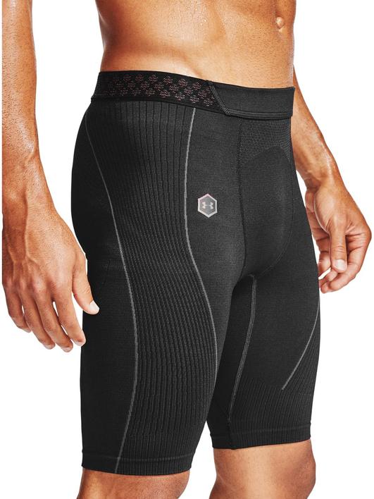 Siyah Erkek UA RUSH™ Dikişsiz Long Şort