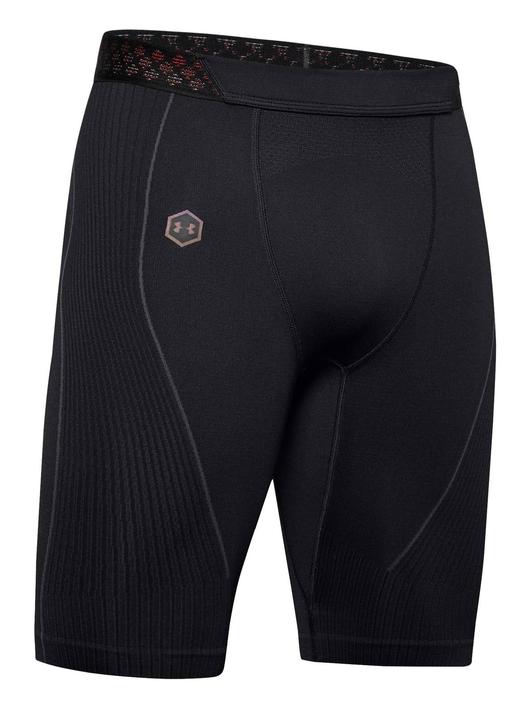 Siyah Erkek UA RUSH™ Dikişsiz Long Şort