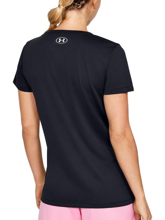Siyah Kadın UA Tech™ Branded Fit Kit Kısa Kollu Crew