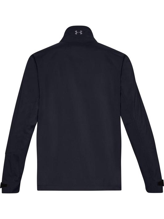 Siyah Erkek UA Storm GORE-TEX® Paclite® Tam Boy Fermuarlı Ceket