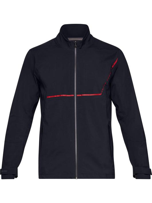 Siyah Erkek UA Storm GORE-TEX® Paclite® Tam Boy Fermuarlı Ceket